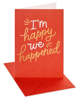 American Greetings I'm Happy We Happened Valentine's Day Card - Each - Image 1