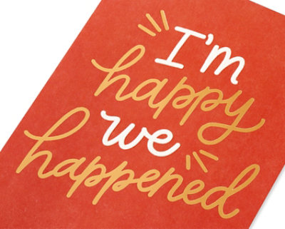 American Greetings I'm Happy We Happened Valentine's Day Card - Each - Image 4