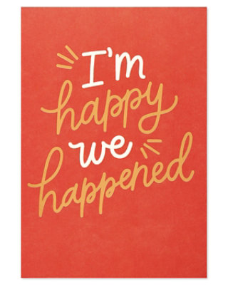 American Greetings I'm Happy We Happened Valentine's Day Card - Each - Image 5