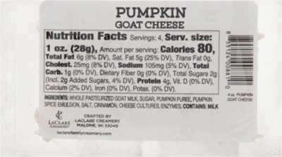 Laclare Farms Cheese Goat Pumpkin - 4 Oz - Image 6