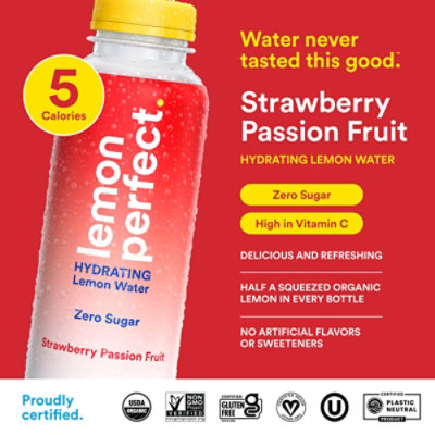 Lemon Perfect Water Strawberry Passion Fruit - 15.2 Fl. Oz. - Image 3