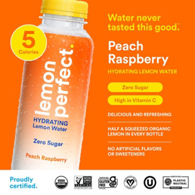 Lemon Perfect Water Peach Raspberry - 15.2 Fl. Oz. - Image 2