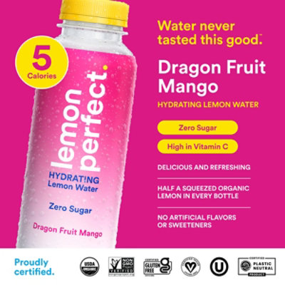 Lemon Perfect Water Dragon Fruit Mango - 15.2 Fl. Oz. - Image 2