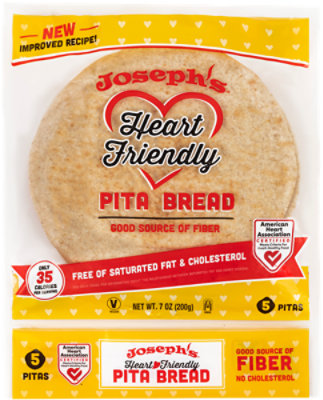 Josephs Heart Friendly Pita Bread - Each - Image 2