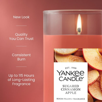 Yankee Candle Sugared Cinnamon Apple Jar Medium Pillar Candle - 14.25 Oz - Image 2