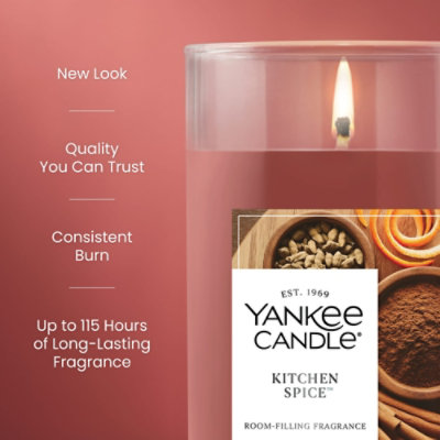 Yankee Candle Kitchen Spice Medium Pillar Candle - 14.25 Oz - Image 2