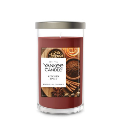 Yankee Candle Kitchen Spice Medium Pillar Candle - 14.25 Oz - Image 1