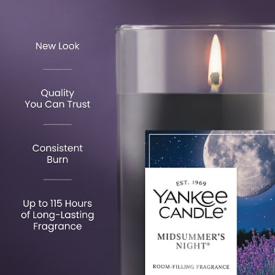 Yankee Candle Midsummer's Night Medium Pillar Candle - 14.25 Oz - Image 2
