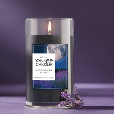 Yankee Candle Midsummer's Night Medium Pillar Candle - 14.25 Oz - Image 4