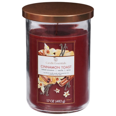 Candle Essentials Scented Jar Candle Cinnamon French Toast - 17 Oz - Image 3