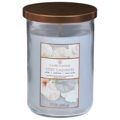 Candle Essentials Scented Jar Candle Cozy Cashmere - 17 Oz - Image 2