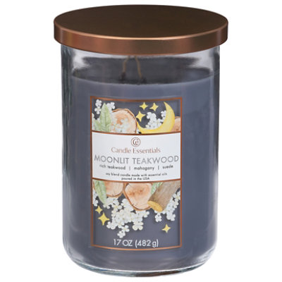 Candle Essential Moonlit Teakwood Candle - 17 Oz - Image 3