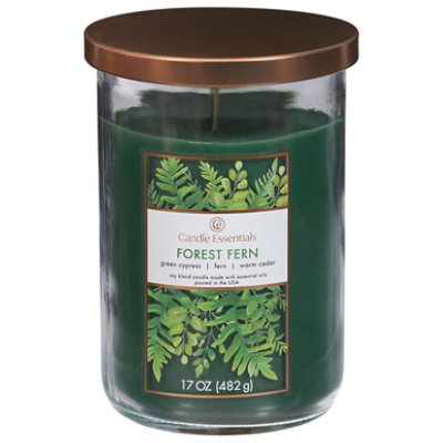 Candle Essentials Scented Jar Candle Forest Fern - 17 Oz - Image 2