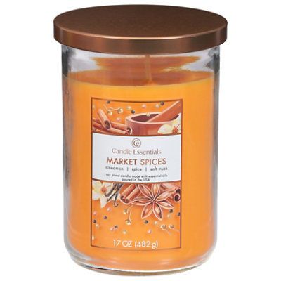 Candle Essentials Scented Jar Candle Market Spices - 17 Oz - Image 3