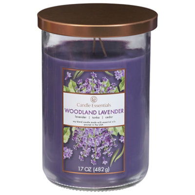 Candle Essential Woodland Lavender Candle - 17 Oz - Image 3