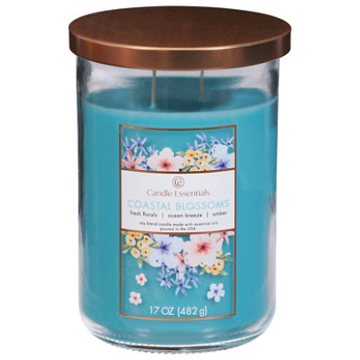 Candle Essentials Scented Jar Candle Coastal Blossoms - 17 Oz - Image 3