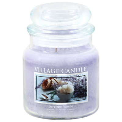 Village Candle Lavendar Vanilla Traditions Med Dome - 13.75 Oz - Image 1
