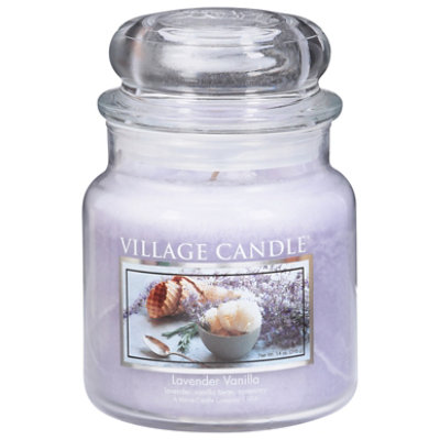 Village Candle Lavendar Vanilla Traditions Med Dome - 13.75 Oz - Image 1