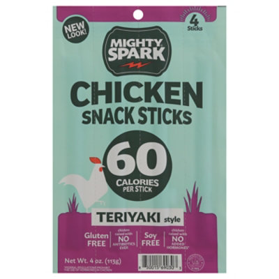 Mighty Spark Jerky Chicken Teriyaki - 4 Oz - Image 3