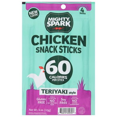 Mighty Spark Jerky Chicken Teriyaki - 4 Oz - Image 2