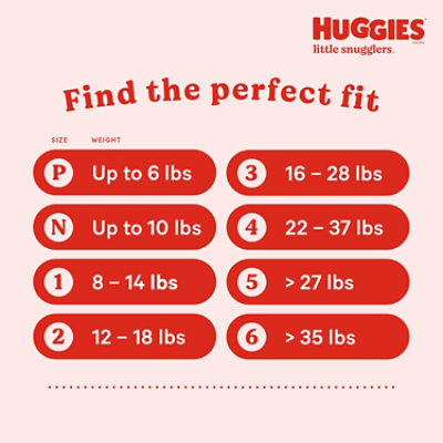 Huggies Little Snugglers Giga Diaper Newborn - 76 Count - Image 2