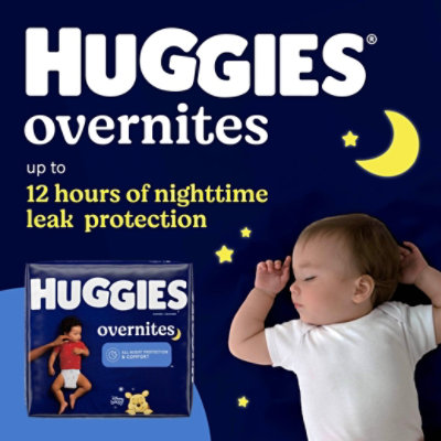 Huggies Overnites Baby Diapers Size 7 - 32 Count - Image 2