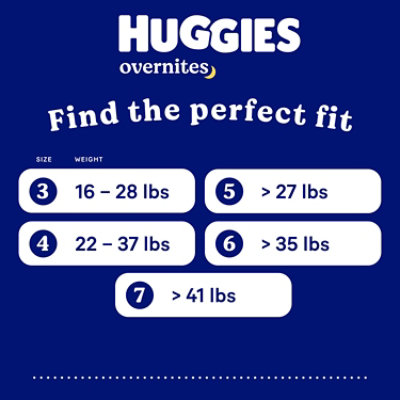 Huggies Overnites Size 7 Baby Diapers - 32 Count - Image 7