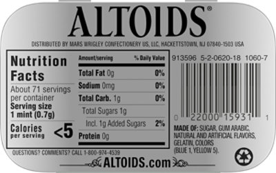 Altoids Spearmint Mints Single Pack - 1.76 Oz - Image 6