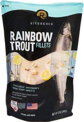 Trout Iqf Rainbow Fillet Pbo - 12 Oz - Image 1