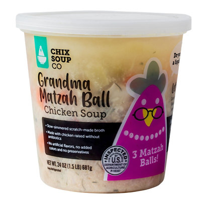 Chix Soup Co Matzah Ball Soup - 24 Oz - Image 1