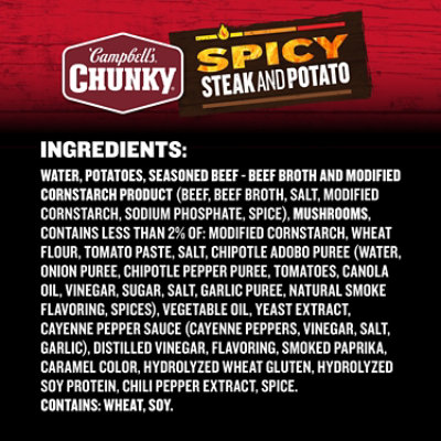 Campbell's Chunky Spicy Steak and Potato Soup - 18.8 Oz - Image 5