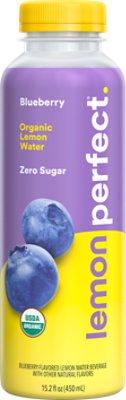 Lemon Perfect Water Lemon Blueberry - 15.2 Fl. Oz. - Image 2