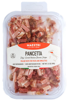 Maestri Pancetta Strips - 3.5 Oz - Image 1