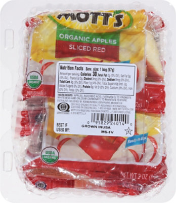 Motts Apple Red Slices Organic - 2 Oz. - Image 6