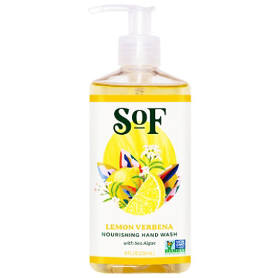 South Of France Lemon Verbena Liquid Hand Soap - 8 Fl. Oz. - Image 2