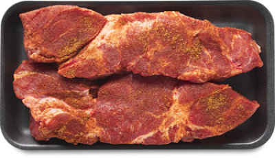 Pork Ribs Boneless Country Style Smoky Hot Bbq Seasoning - 0.5 Lb - Image 1