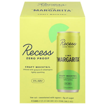 Recess Na Lime Margarita Sparkling In Cans - 4-12 Fl. Oz. - Image 3