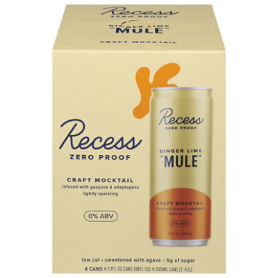 Recess Na Ginger Mule Sparkling In Cans - 4-12 Fl. Oz. - Image 3