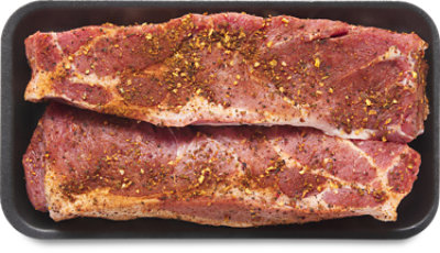 Pork Ribs Boneless Country Style Bbq Bourbon Seasoning - 0.5 Lb - Image 1