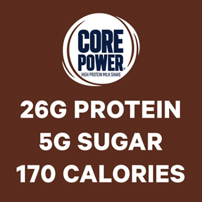 Core Power Protein Chocolate 26G Bottle - 14 Fl. Oz. - Image 2