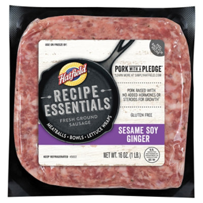 Recipe Essentials Pork Ground Sausage Sesame Ginger - 16 Oz. - Image 3