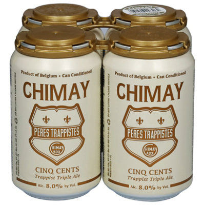 Chimay Cinq Cents Ale In Cans - 4-11.2 Fl. Oz. - Image 3