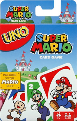 Mattel Uno Super Mario Card Game 1 Count - Each - Image 2