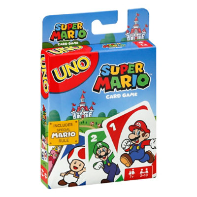 Mattel Uno Super Mario Card Game 1 Count - Each - Image 1