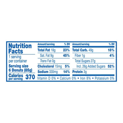 Maple Donette Sets 6 Count - 3 Oz - Image 2