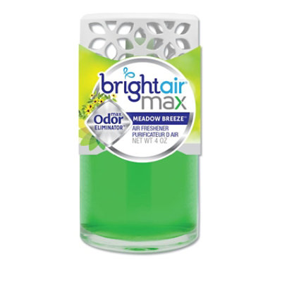 Bright Air Max Scented Oil Air Freshener, Meadow Breeze, 4 Oz - Image 1