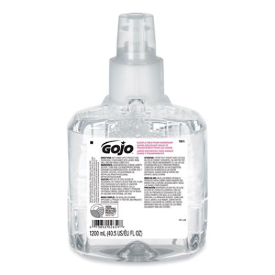 Gojo Clear And Mild Foam Handwash Refill, For Gojo Ltx-12 Dispenser, Fragrance-Free, 1,200 Ml Refill - Image 1