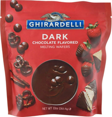 Ghirardelli Candy Making Wafer Dark 10 Oz (Pack of 6) - Image 1