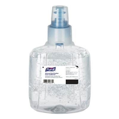 PURELL Advanced Hand Sanitizer Green Certified Gel Refill, For LTX-12 Dispensers, 1,200 mL, Fragrance-Free - Image 1