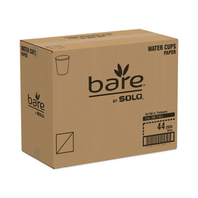 SOLO White Paper Water Cups, 3 Oz - 100 Count - Image 2